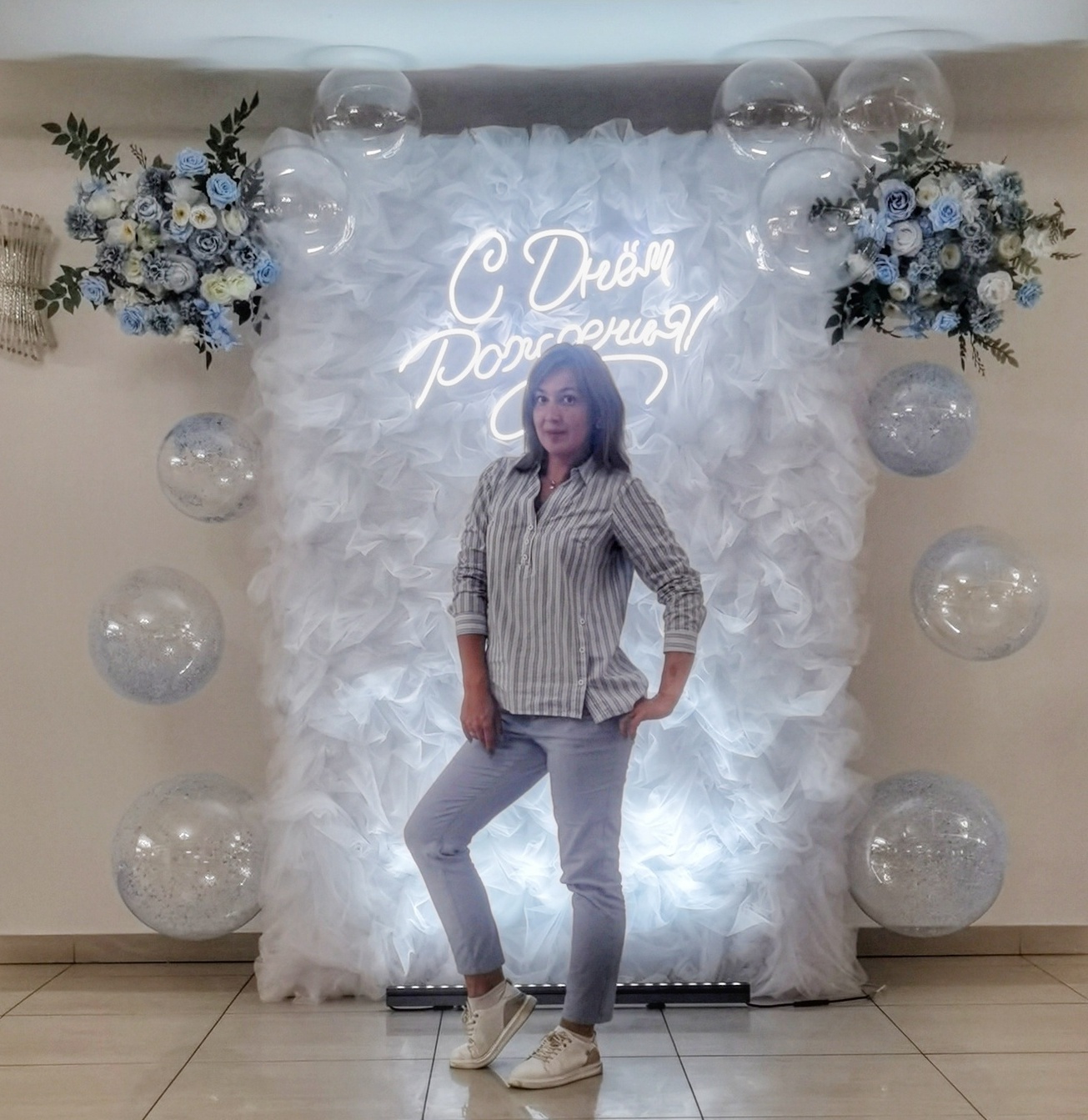 Стильные фотозоны в Химках аренда фотозона из фатина аренда