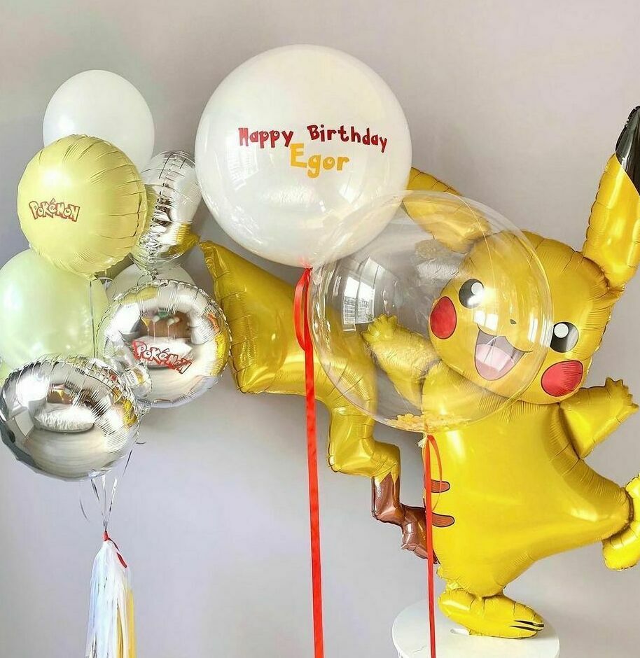 шарики пикачу заказать Зеленоград воздушные шары пикачу